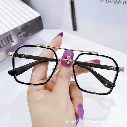 Vintage Myopia Glasses Women Men Unisex Square Frame Prescription Eyewear Ladies Optical Eyeglasses Nearsighted Glaess