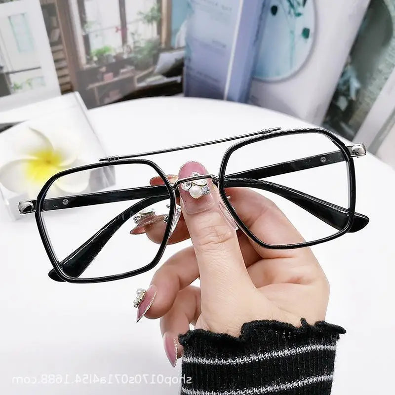 Vintage Myopia Glasses Women Men Unisex Square Frame Prescription Eyewear Ladies Optical Eyeglasses Nearsighted Glaess