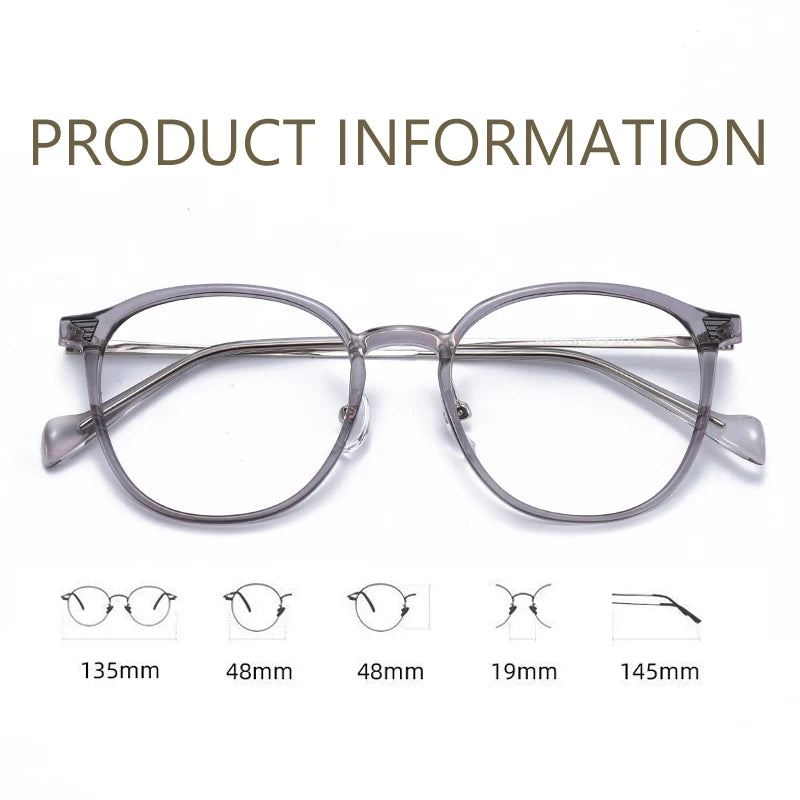 DIXSG Unisex Reading Glasses - Clear Lens Fashion Eyewear.