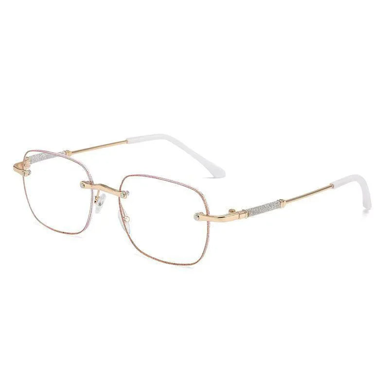 Frameless Photochromic Reading Glasses | Blue Light Blocking & Ultra Light Alloy Frame.